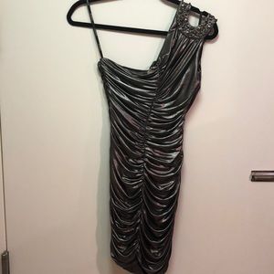 bebe Dresses - *NEW* Embellished One Shoulder Cocktail Dress bebe Dresses - *NEW* Embellished One Shoulder Cocktail Dress